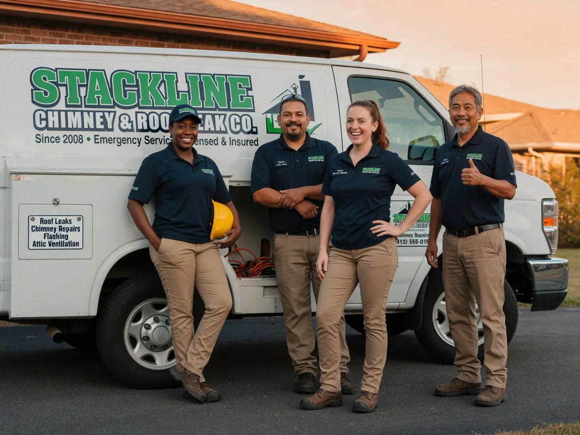 Chimney flashing repair company in Ralston, OK